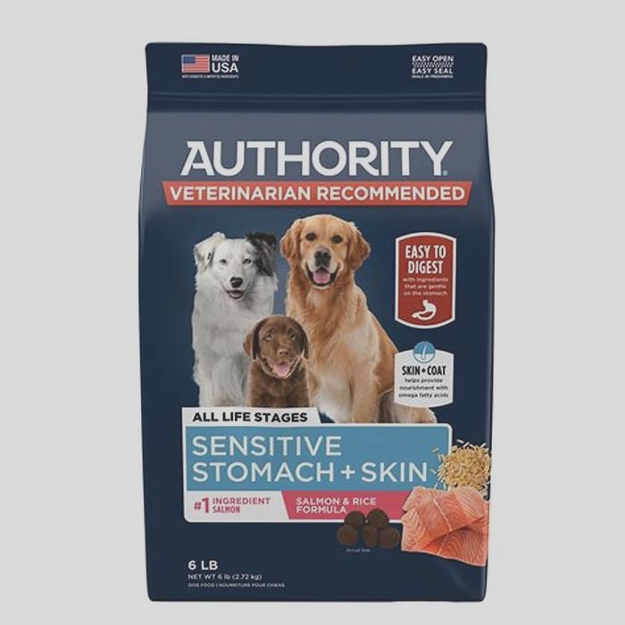 authority salmon dog food