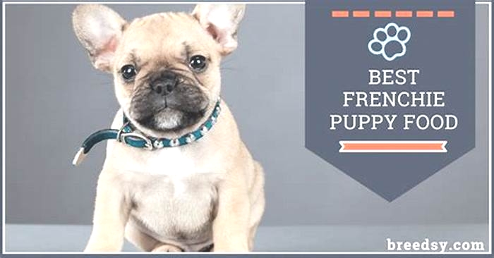 best dog food for a puppy french bulldog