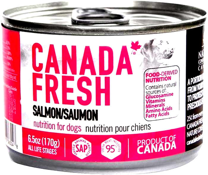 canned salmon dog food