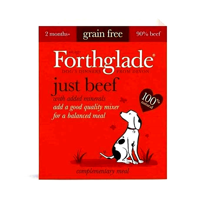 forthglade wet dog food beef