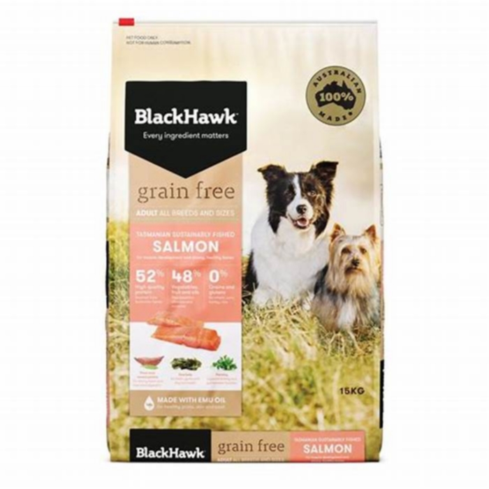 grain free salmon dog food 15kg