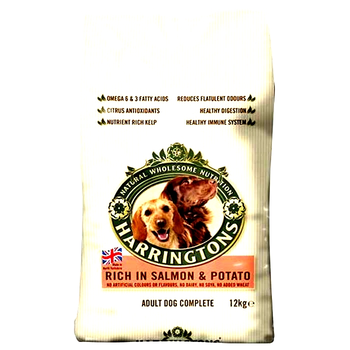 harringtons adult dog food salmon and potato 12kg