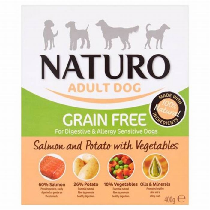 naturo salmon dog food