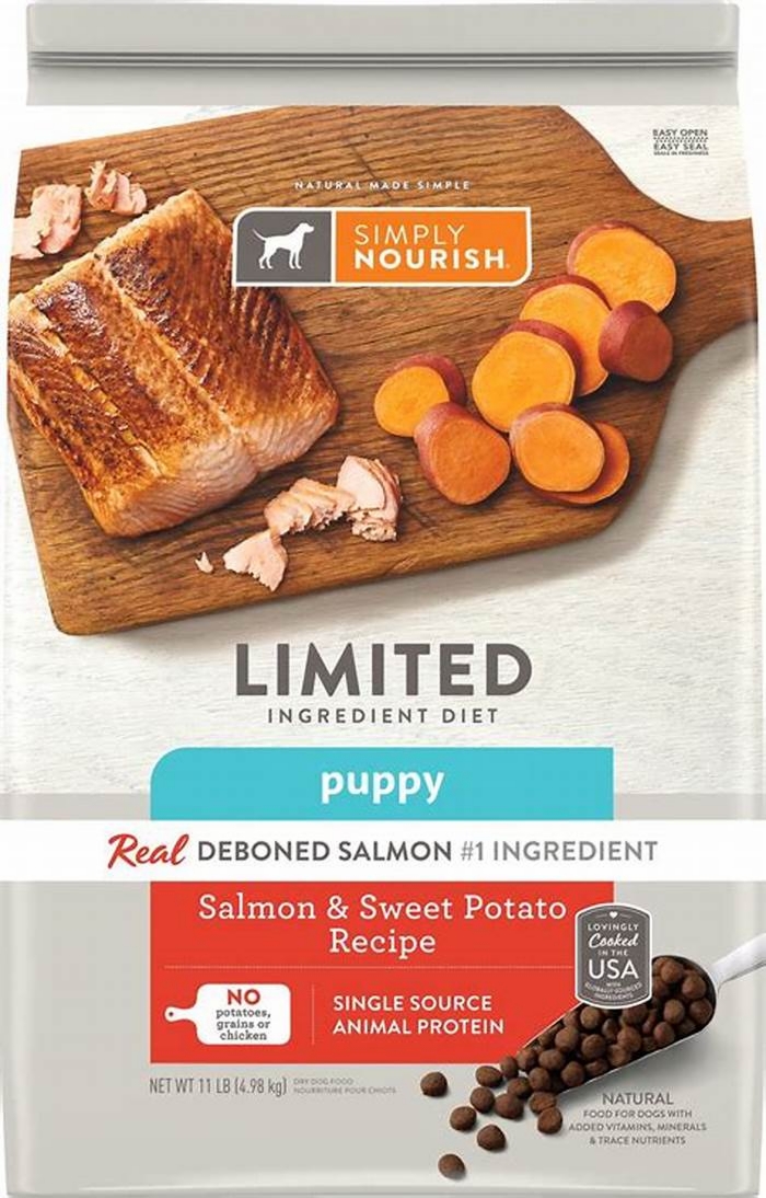 salmon puppy dry food