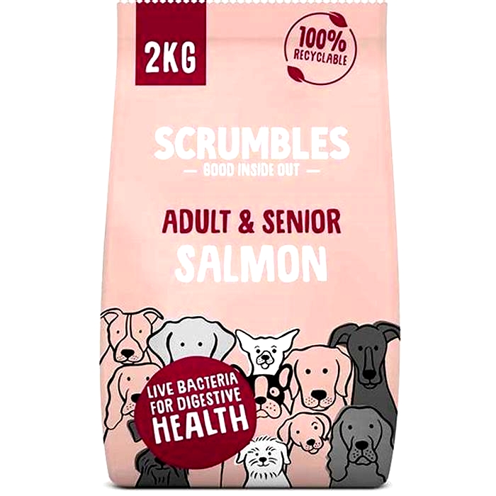 scrumbles salmon dry dog food 2kg