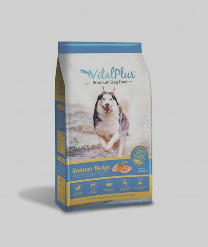 vital plus salmon dog food review