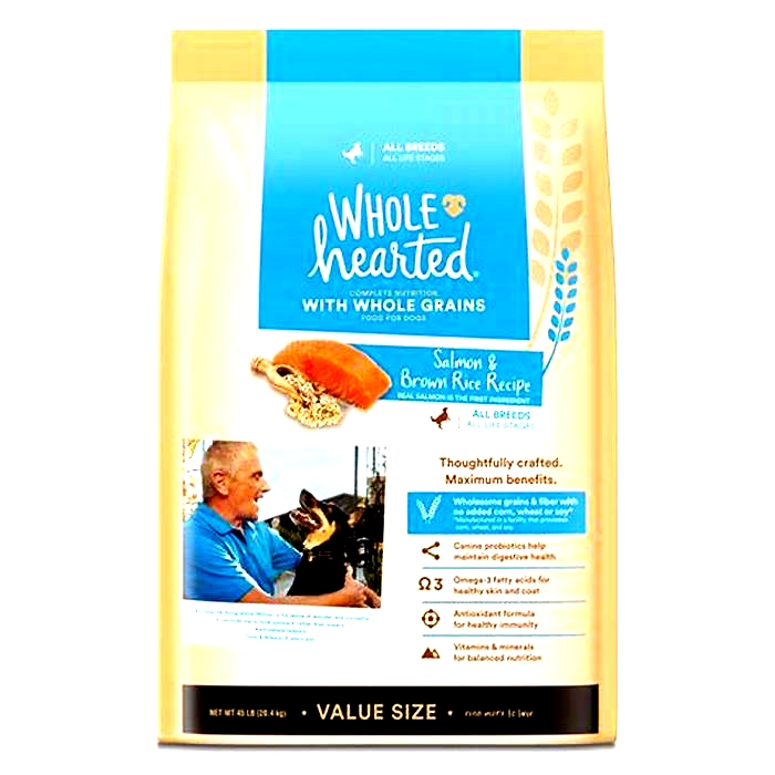 wholehearted salmon dog food