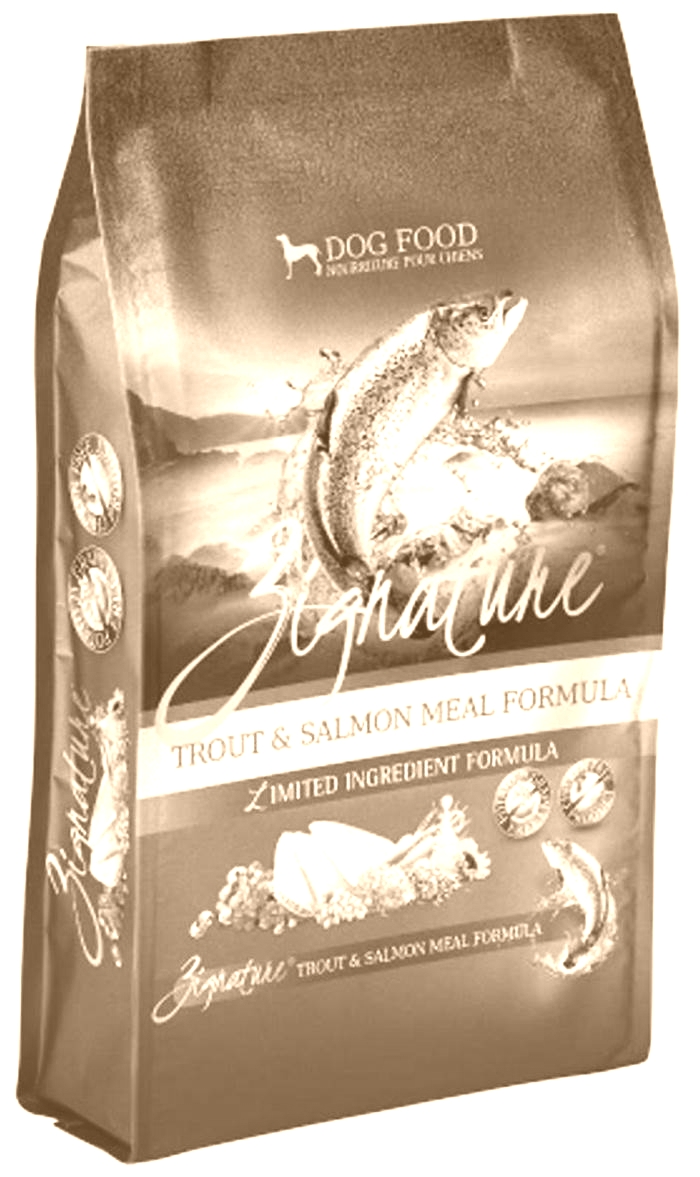 zignature trout and salmon dog food